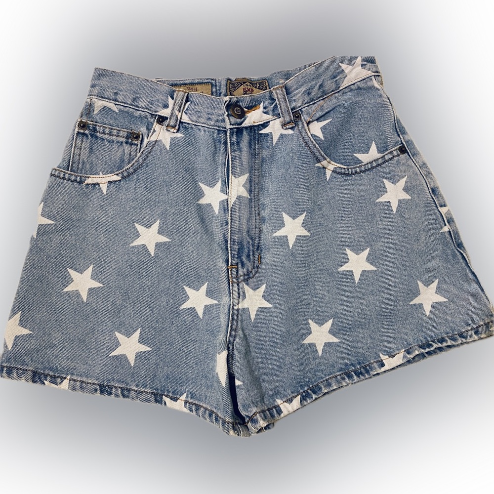 Express Jeans Women’s size 5 Medium Wash with Stars